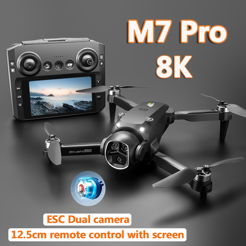 Dron M7 con Motor sin escobill - Drone Gimbal 2 Axis reseña y precio