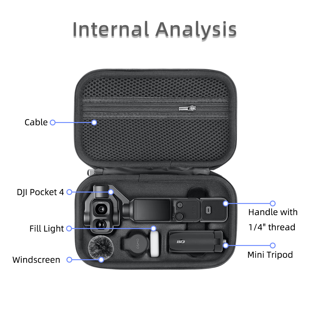 Bolsa de hombro, estuche portá - Drone Gimbal Case reseña y precio